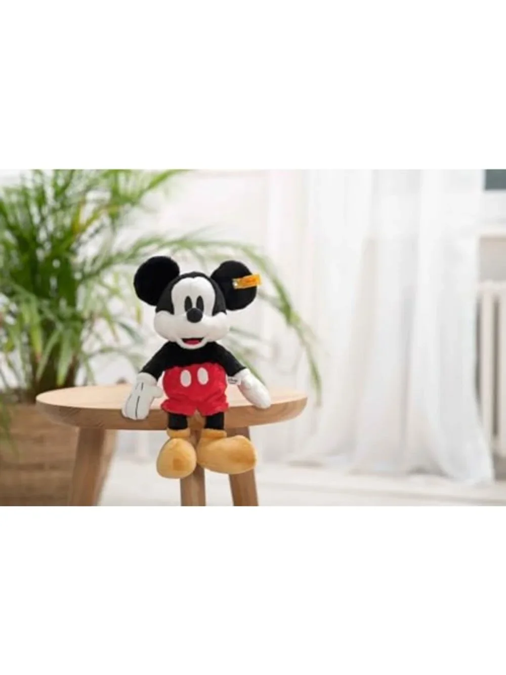 Premium Plush Mickey Mouse Stuffed Toy - Handcrafted, Disney Originals, 12